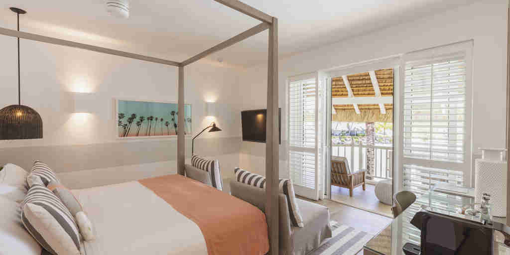 double room, lux grand guabe, north coast, mauritius, africa safaris