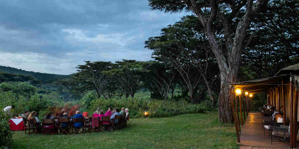 Sundowners at Lemala Ngorongoro, Tanzania