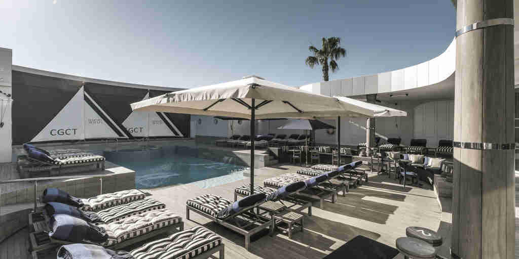 Pool Area, cape grace hotel, south africa 