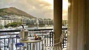 room terrace, cape grace hotel, south africa 