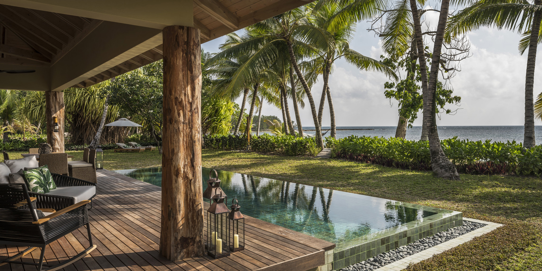 private pool, four seasons desroches island, seychelles