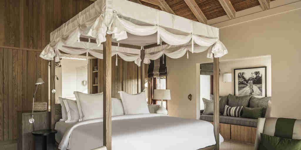 double bedroom, four seasons desroches island, seychelles