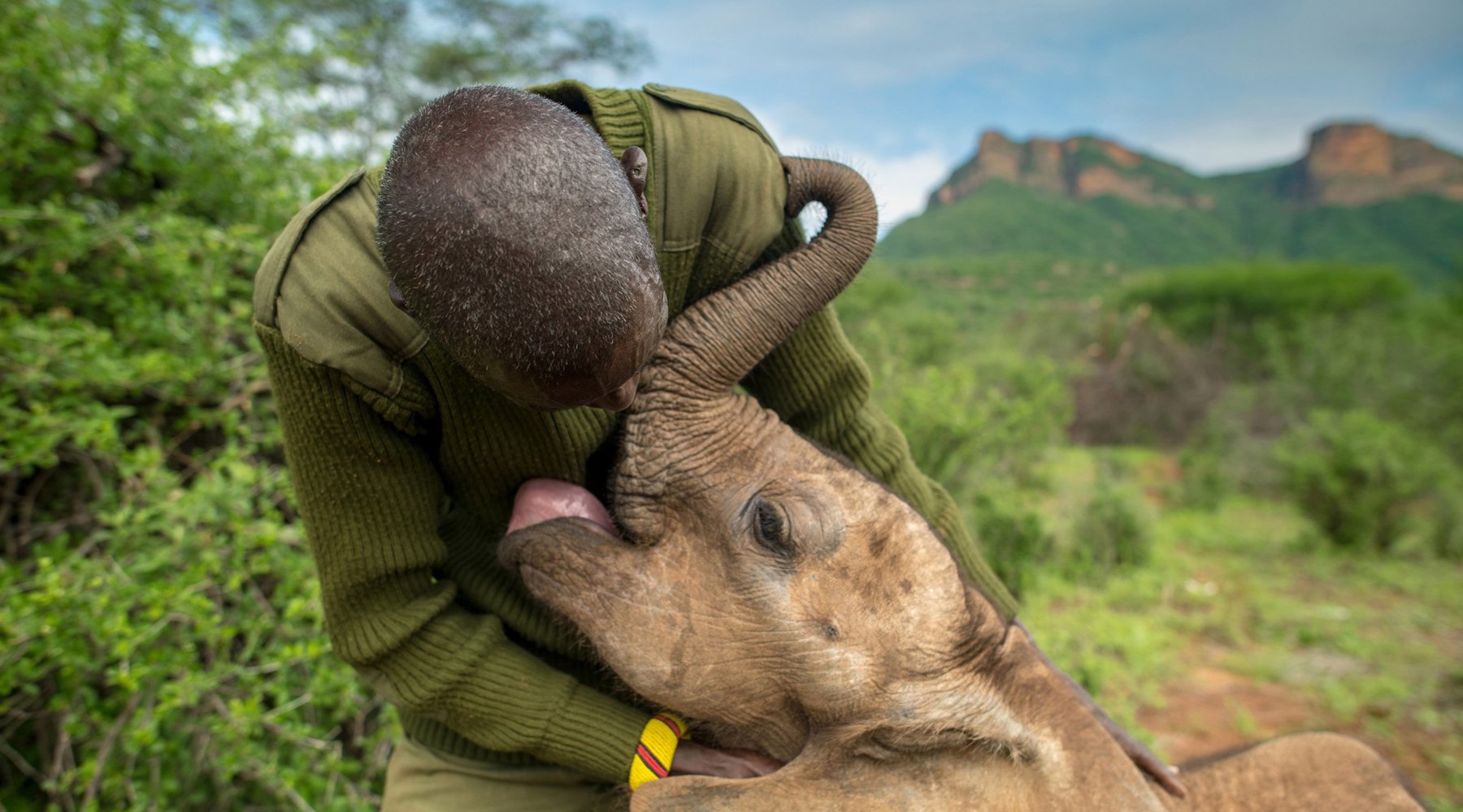 head keeper, elephant santuary, reteti house, matthews range, kenya