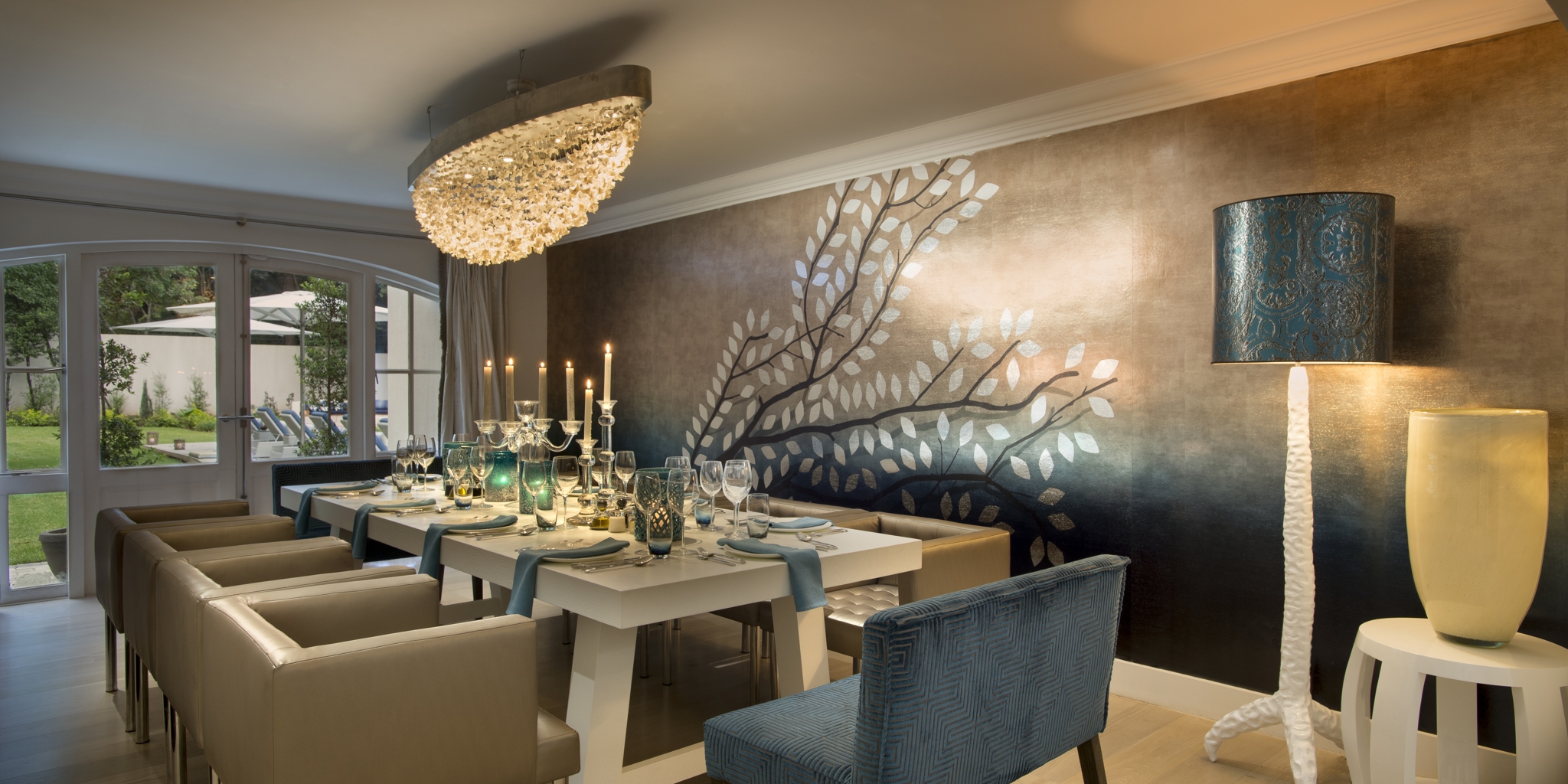 dining room, atholplace hotel and villa, johannesburg, south africa