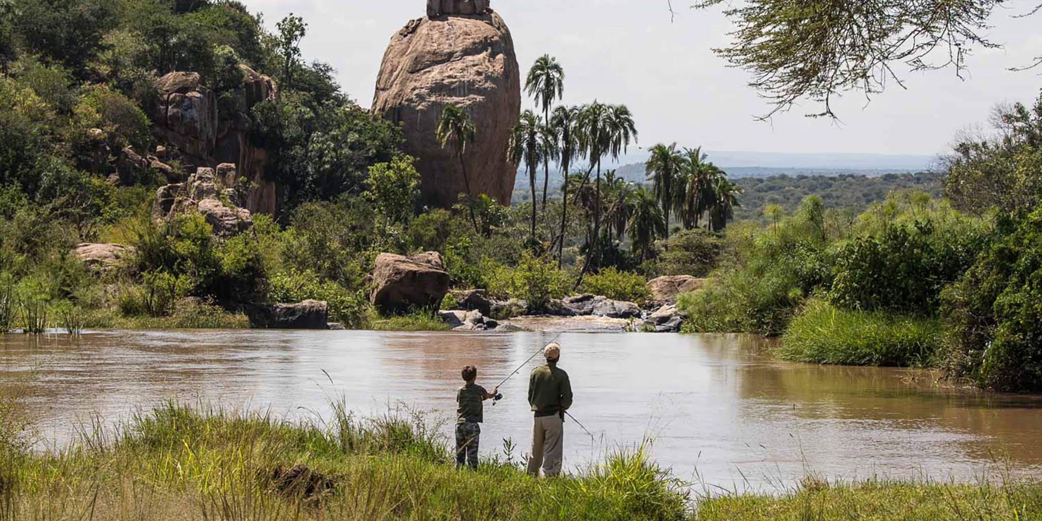 fishing, siruai mobile camp, laikipia, kenya