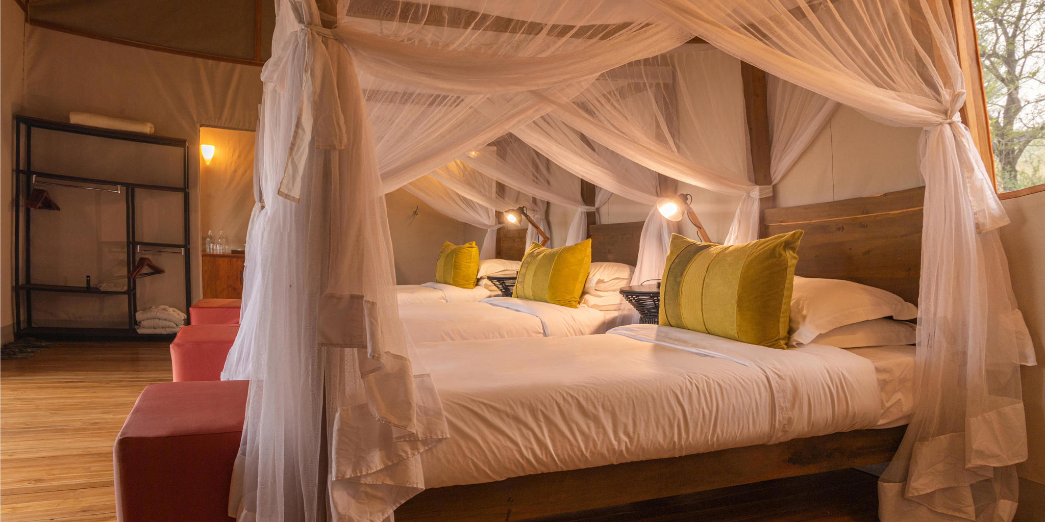family room, sayari camp, the serengeti, tanzania
