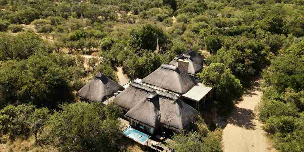 drone view, jabulani, kruger national park, south africa