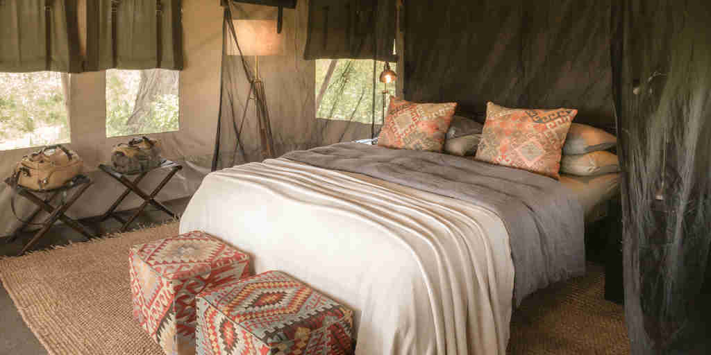 Bedrooms at Nyasi Migrational Camp, Tanzania