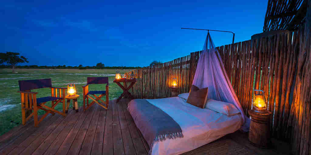 star bed, linkwasha camp, hwange national park, zimbabwe