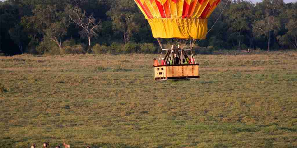 hot air ballooning, and beyond serengeti under canvas, tanzania