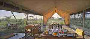 main tent, and beyond serengeti under canvas, tanzania