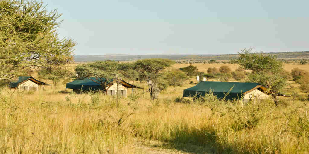views over the serengeti, nyikani camp central serengeti, tanzania