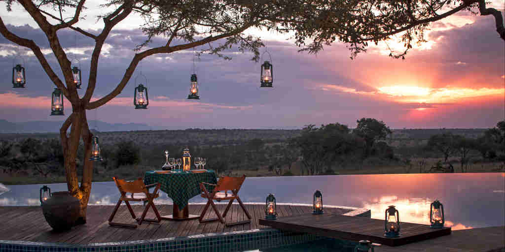 sundowners dining, four seasons serengeti, tanzania