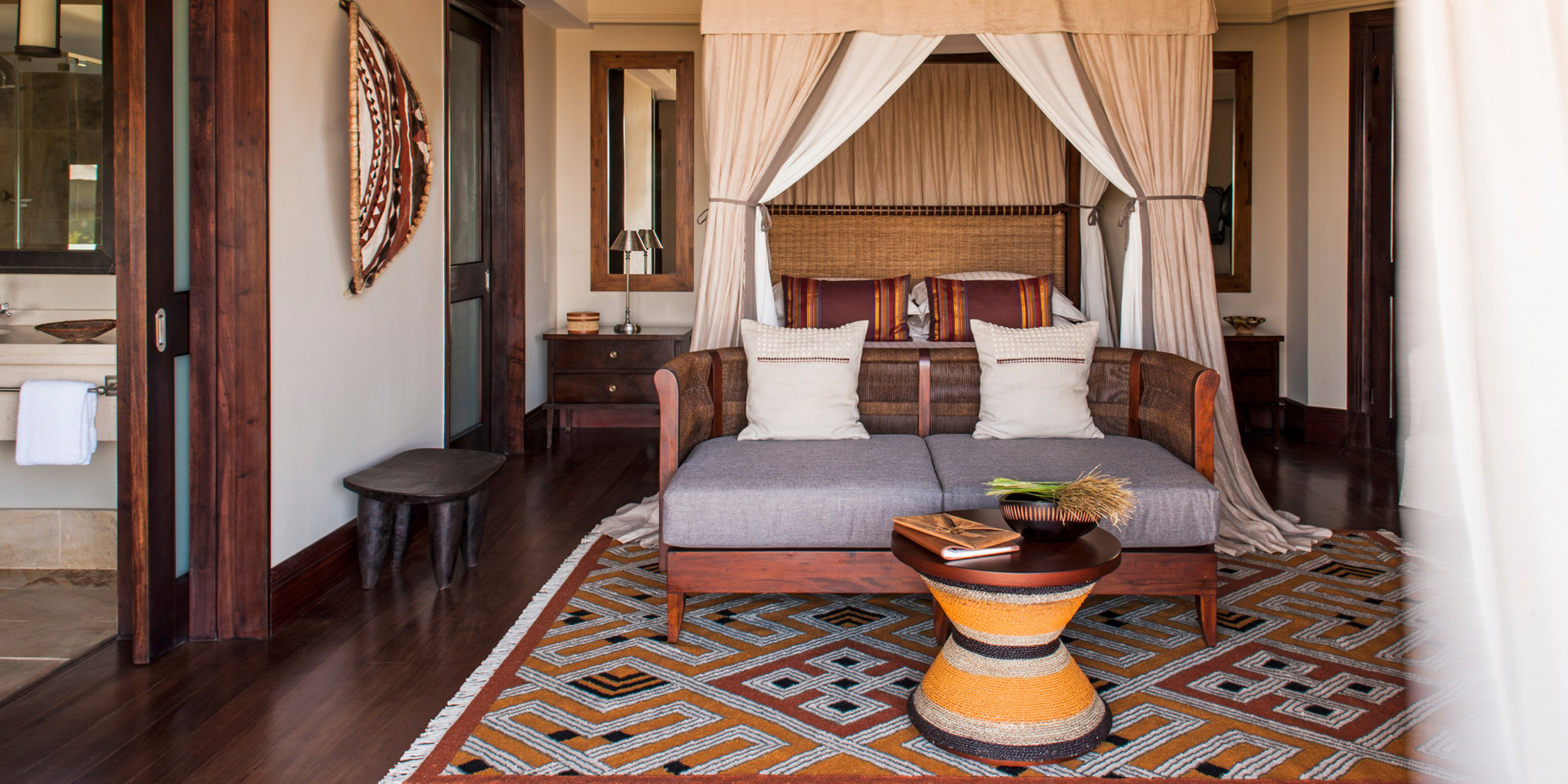 double bedroom, four seasons serengeti, tanzania