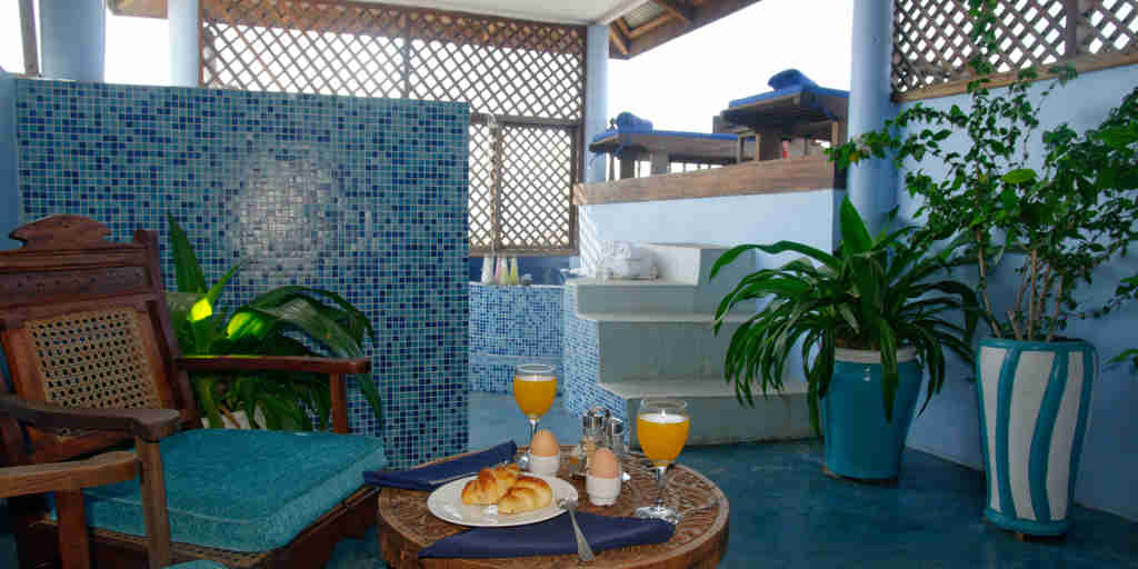 spa breakfast,  zanzibar palace hotel, tanzania beach resorts