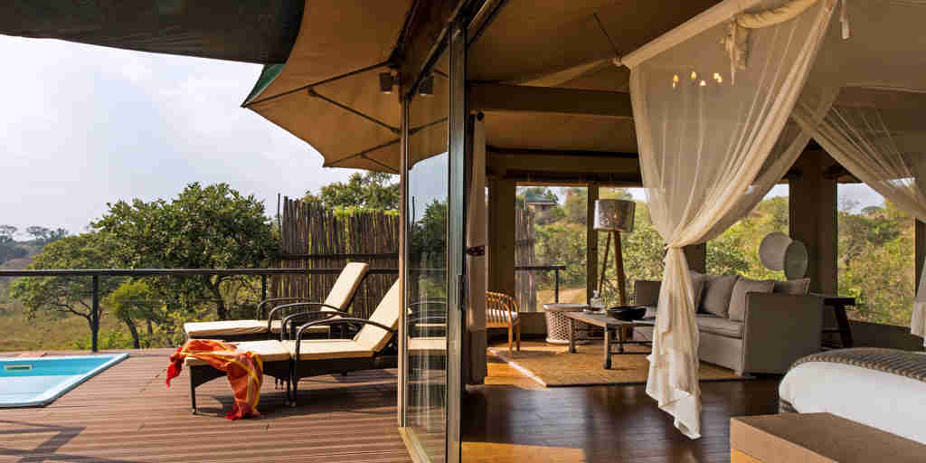Tented suite, lemala kuria hills lodge, the serengeti, tanzania