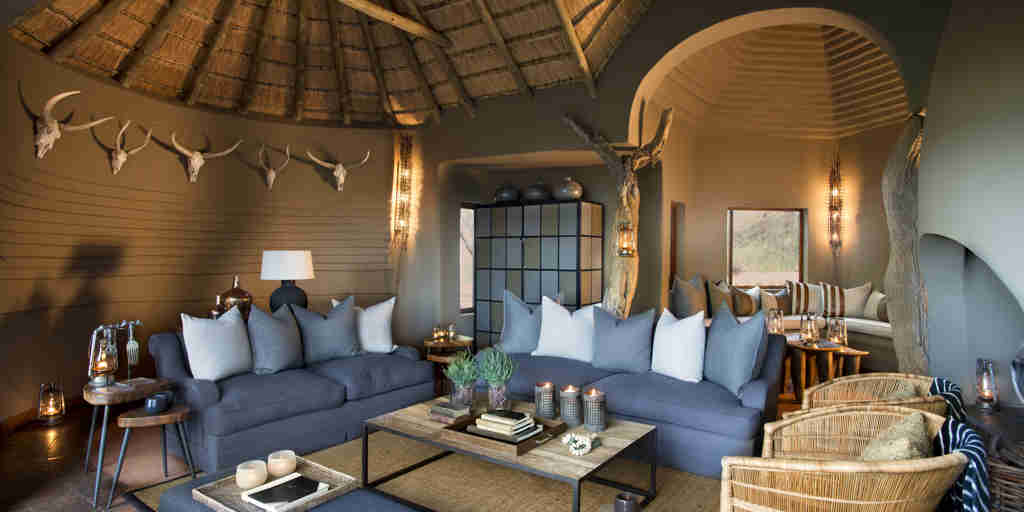 lounge area, madikwe dithaba lodge, south africa