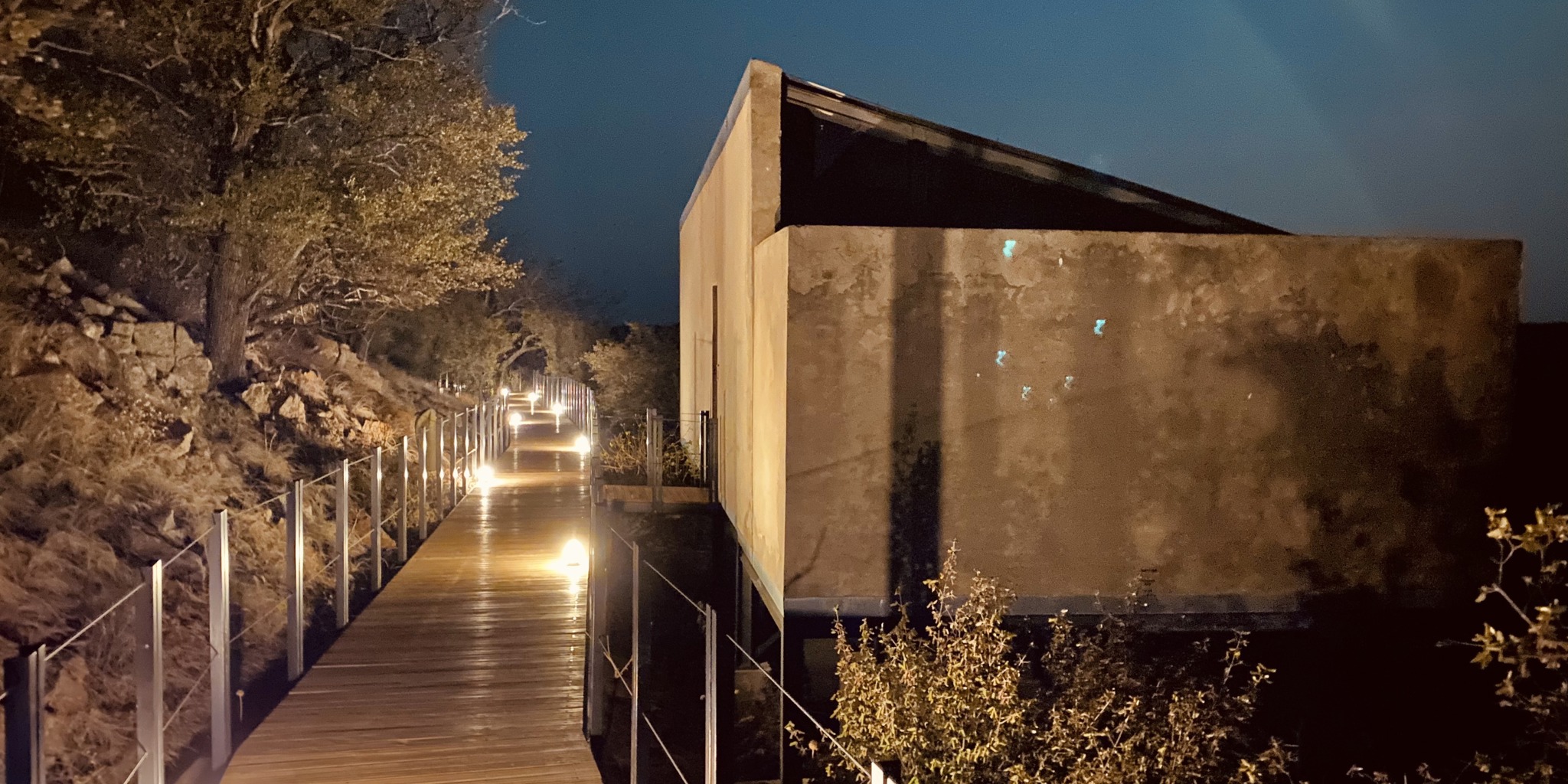walkway,  the outpost kruger, kruger national park, south africa
