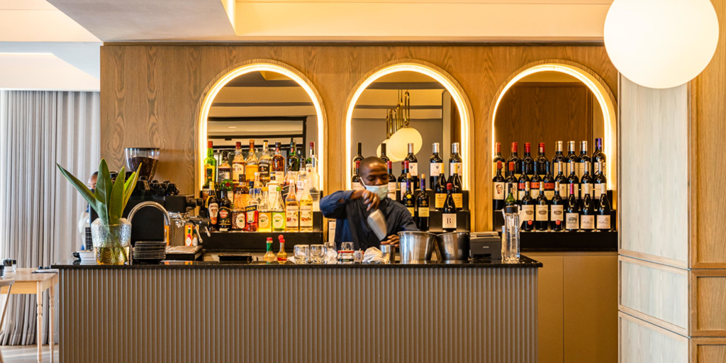 coffee bar,  the winchester hotel, cape town, south africa