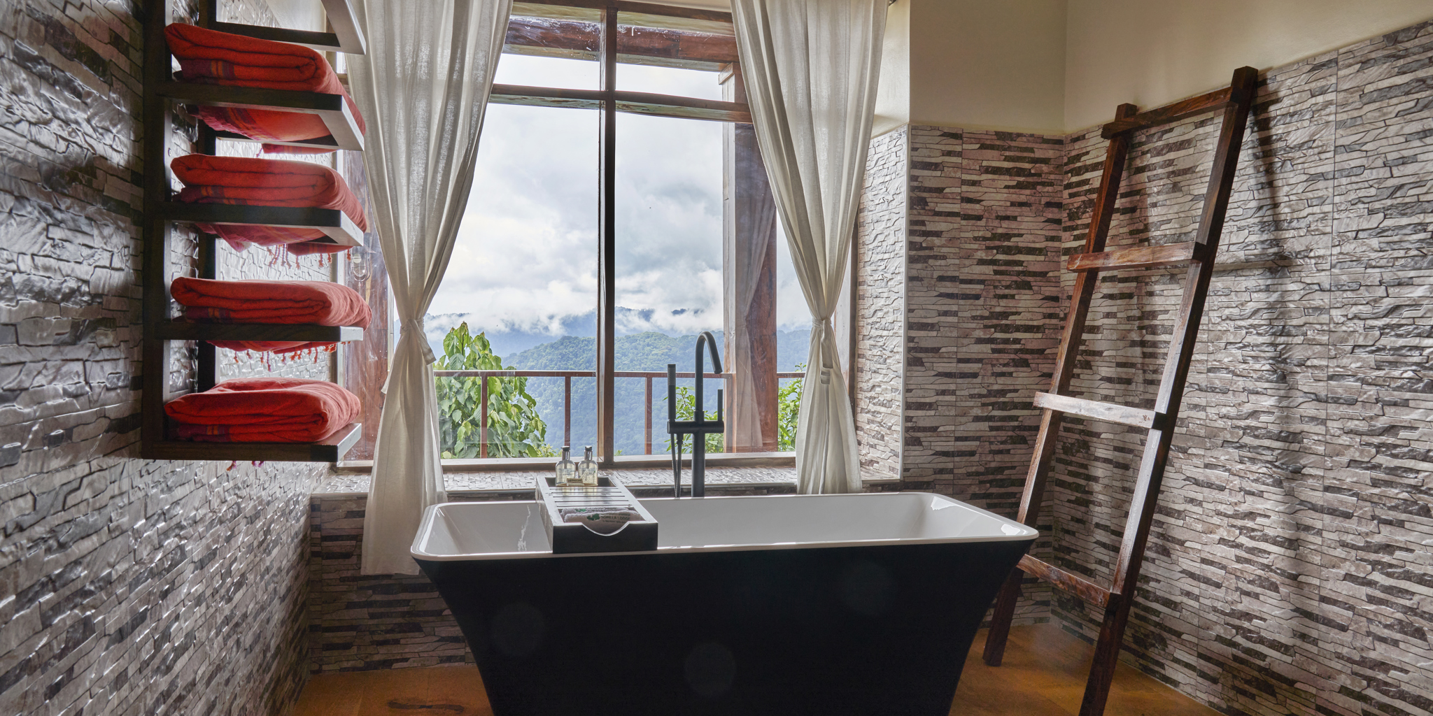 bathroom, nkuringo bwindi gorilla lodge, bwindi impenetrable national park, uganda