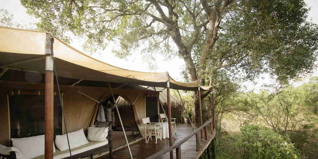 bedroom deck, serian the original, greater mara conservancies, kenya