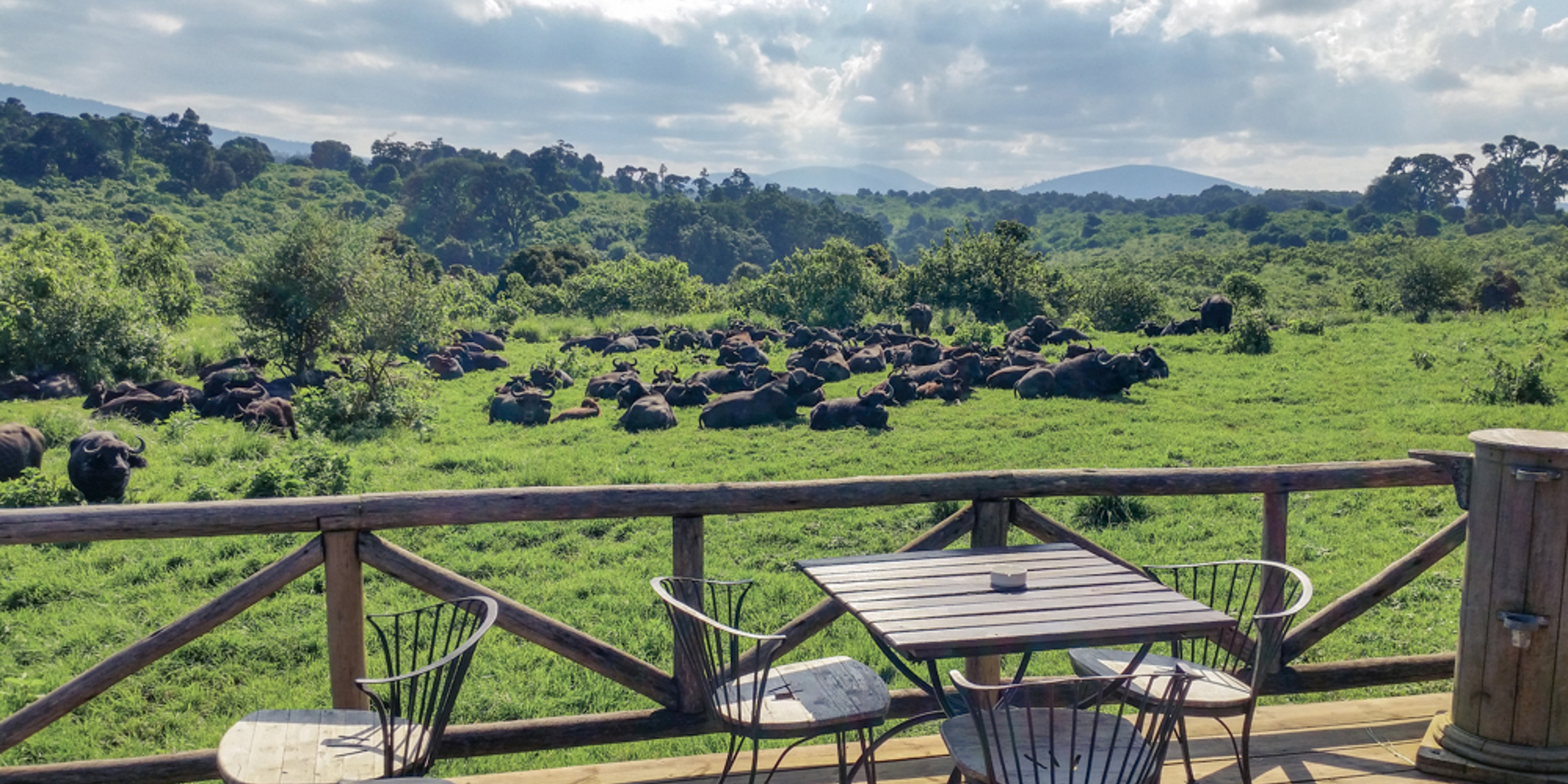 balcony, rhino lodge, the ngorongoro crater, tanzania