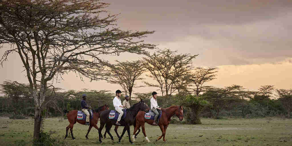 horse riding safari, sanctuary tambarare, laikipia, kenya
