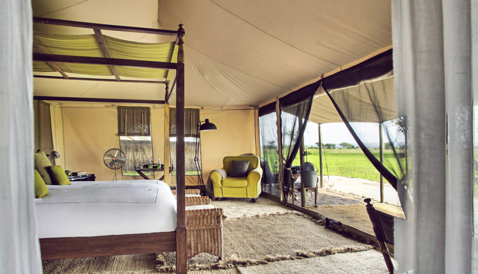 bedroom view, little chem chem, tarangire national park, tanzania