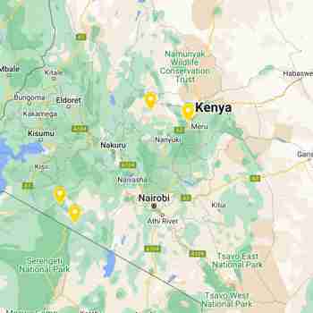Kenya map square 