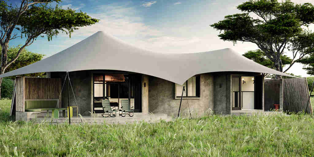 guest tent, angama amboseli, amboseli national park, kenya