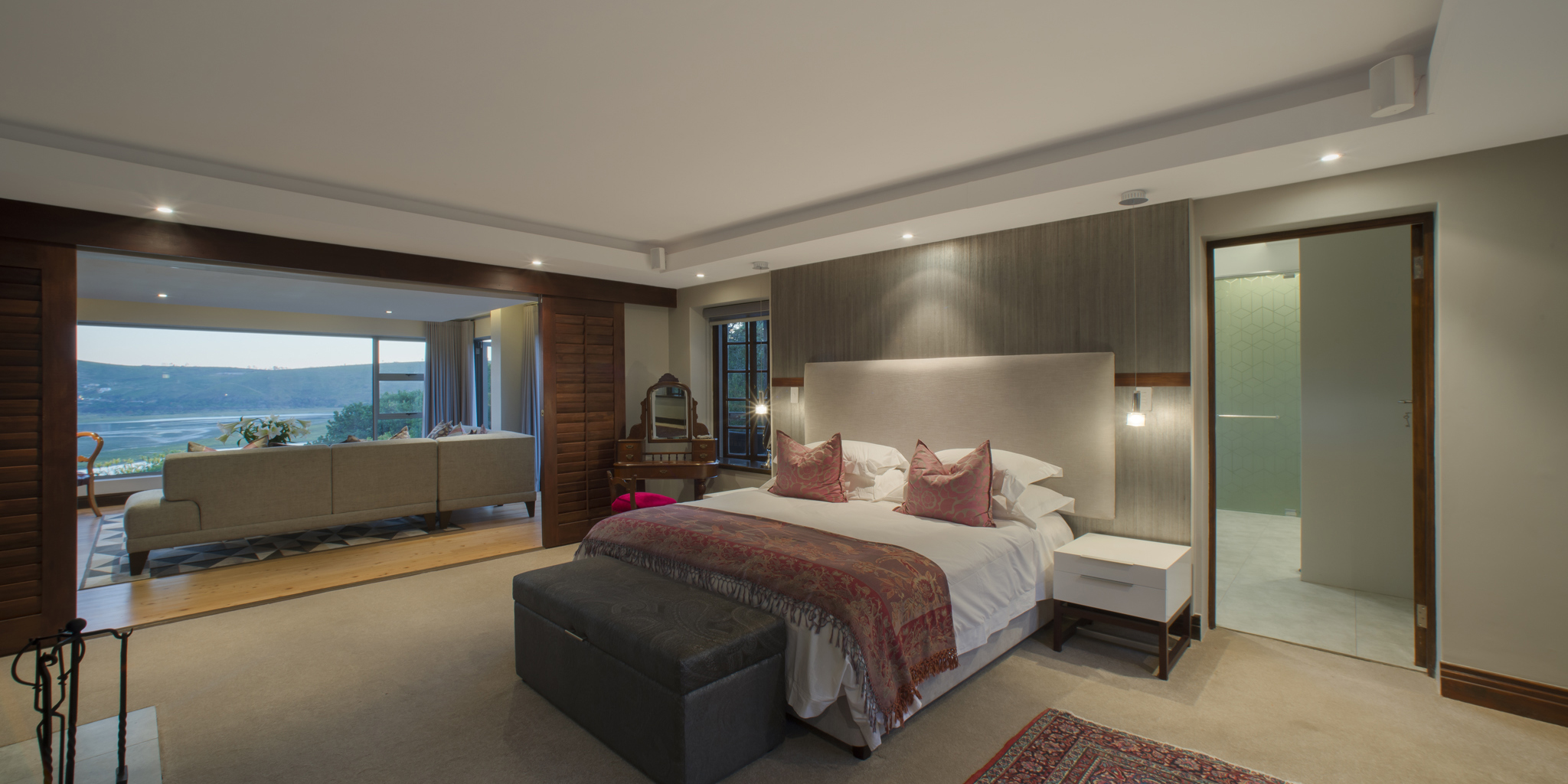double bedroom, suite, kanonkop house, knysna, south africa