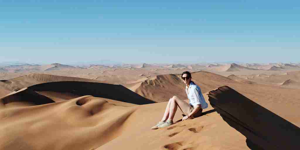 namibia sand dunes, chloe henderson, staff profile