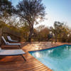 Swimming pool, Kwando Splash Camp, Botswana
