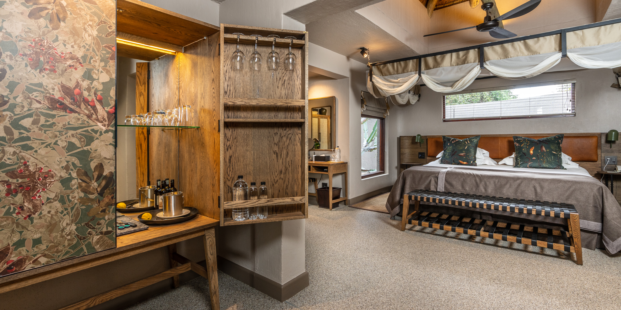 new bedroom suite, sabi sabi bush lodge, sabi sand reserves, south africa