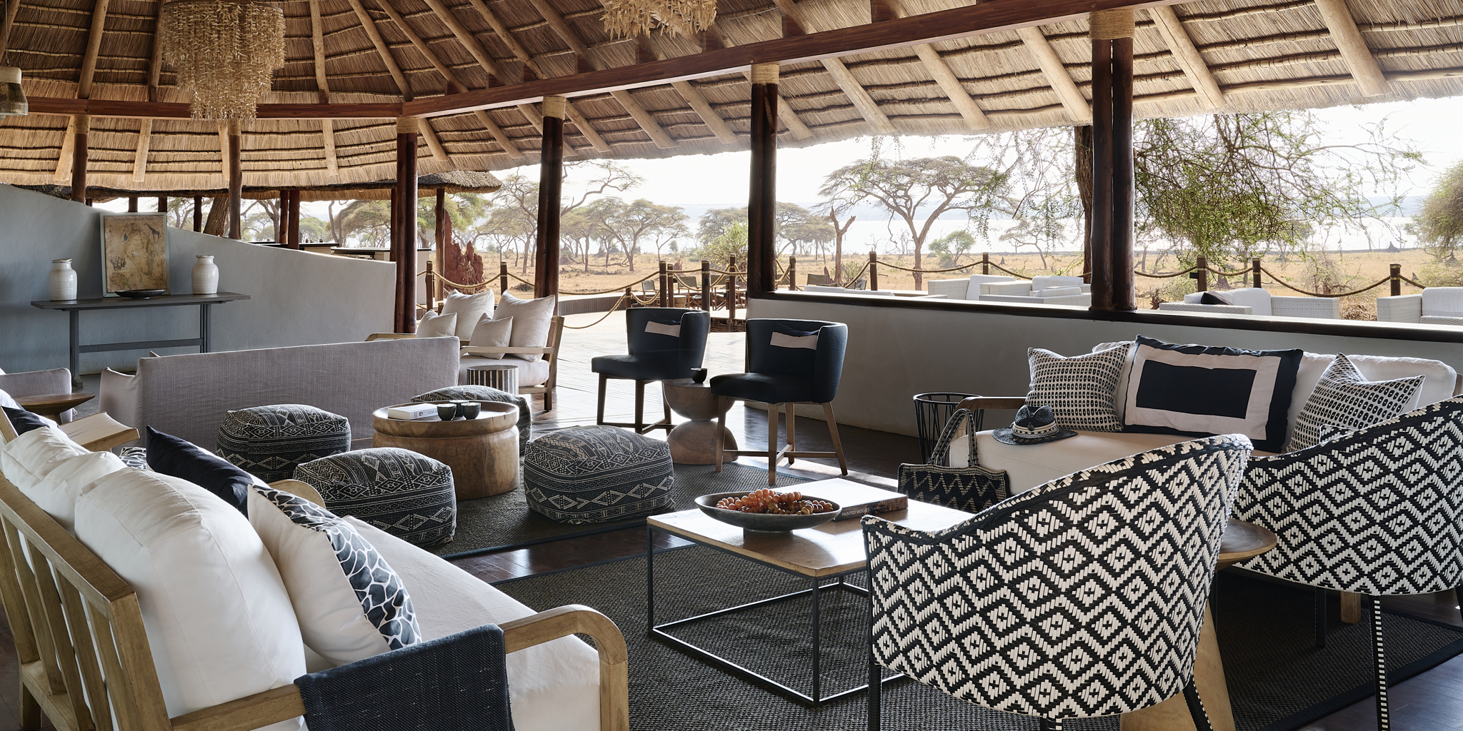lounge, sanctuary swala camp, tarangire national park, tanzania