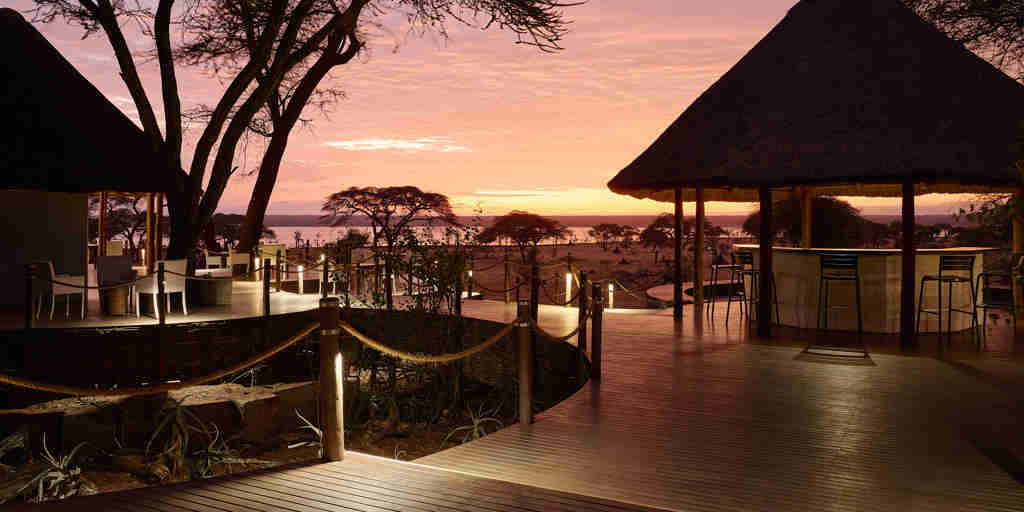 sunset, sanctuary swala camp, tarangire national park, tanzania