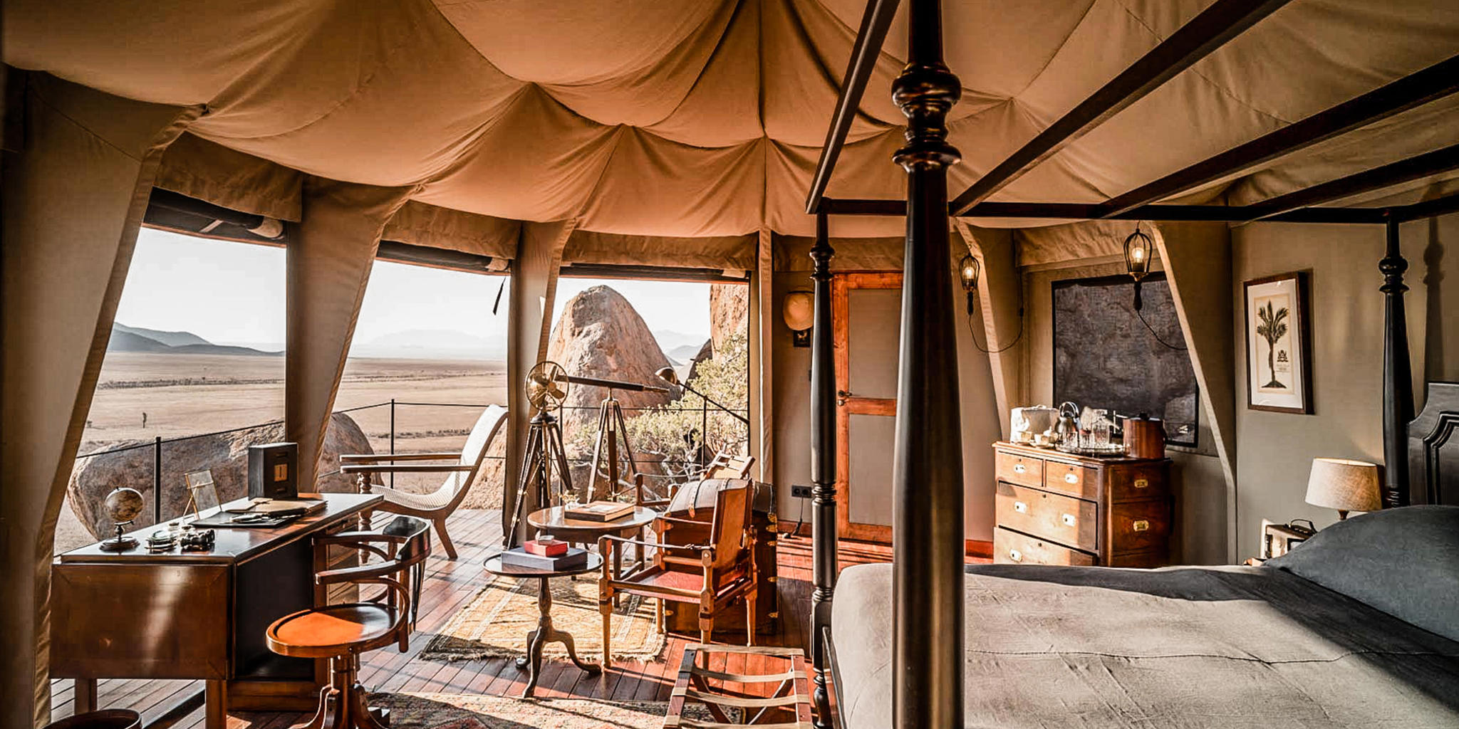 bedroom, Zannier Hotels Sonop, Hardap, Namib desert, Namibia