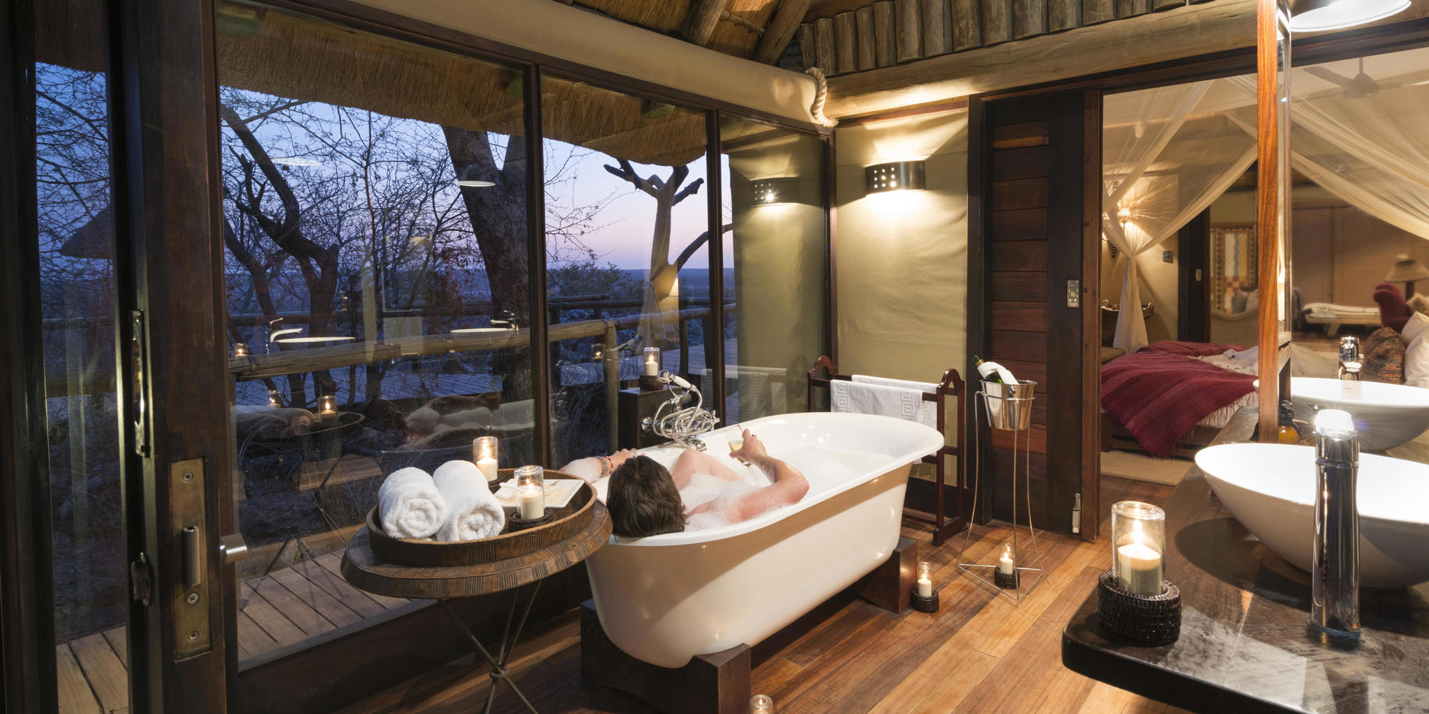 bath tub, little ongava, etosha national park, namibia