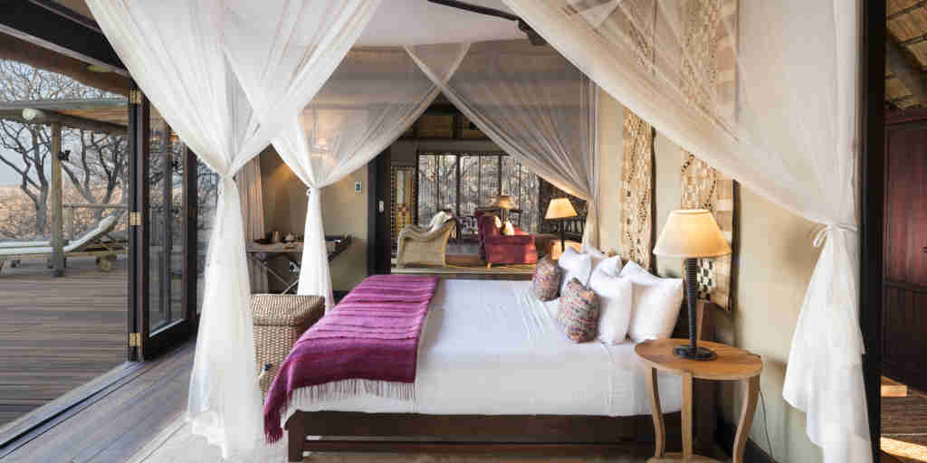 bedroom suite, little ongava, etosha national park, namibia
