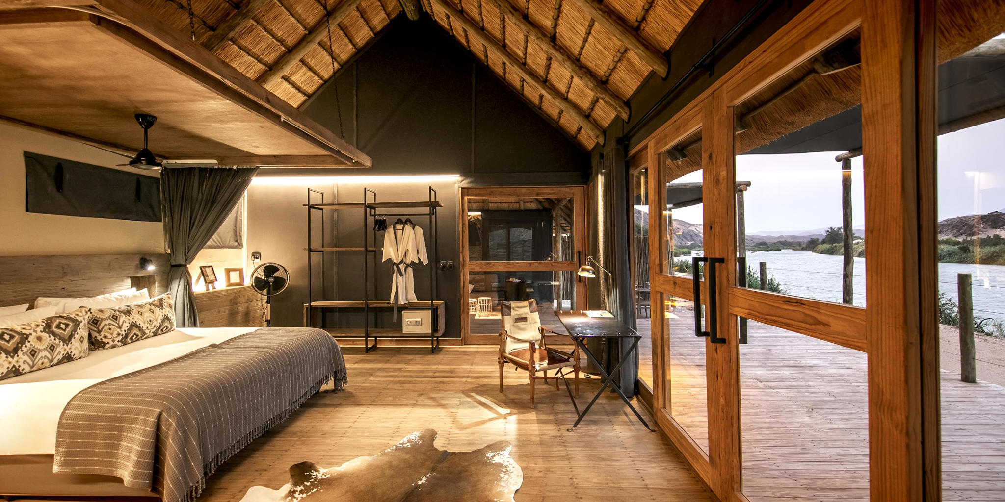 suite, wilderness serra cafema, kunene river, namibia