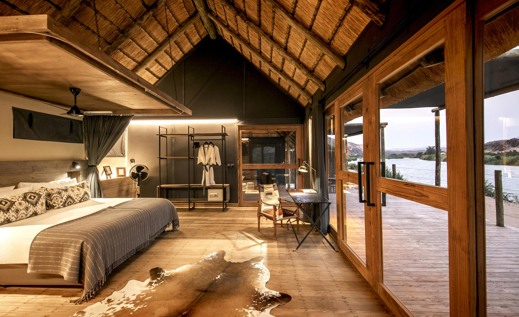 suite, wilderness serra cafema, kunene river, namibia