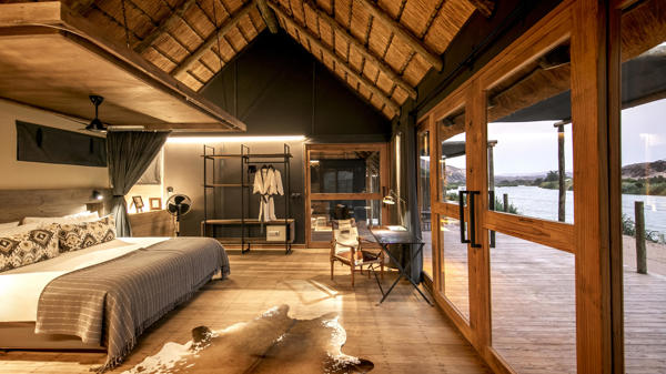 suite, wilderness serra cafema, kunene river, namibia