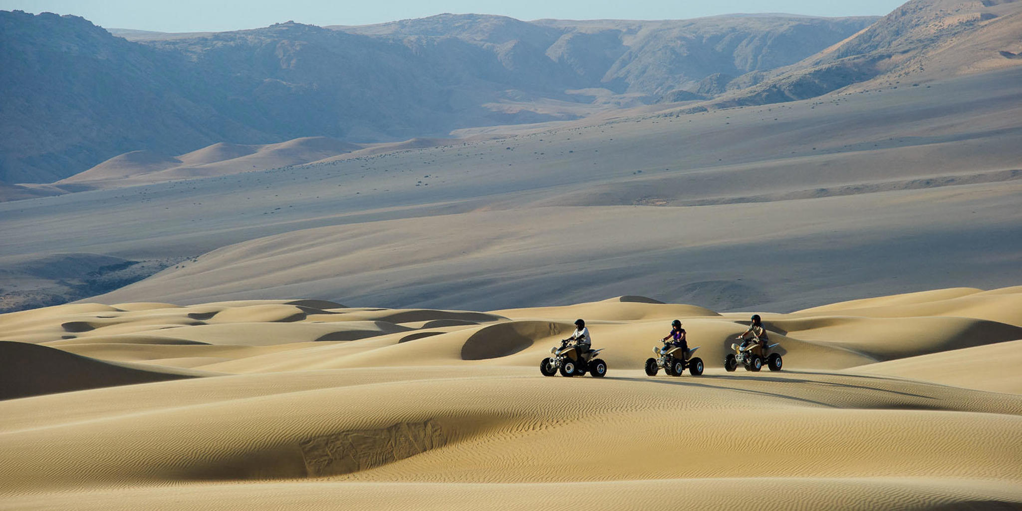 quad biking, wilderness serra cafema, kunene river, namibia