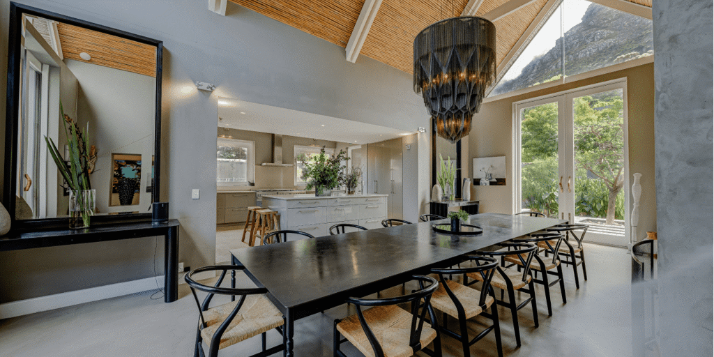 dining area, future found sanctuary, cape town, south africa