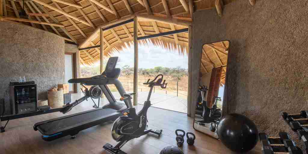Gym, Onguma Camp Kala, Namibia