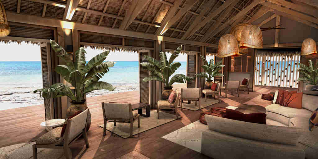 Lounge, Banyan Tree Ilha Caldeira, Mozambique