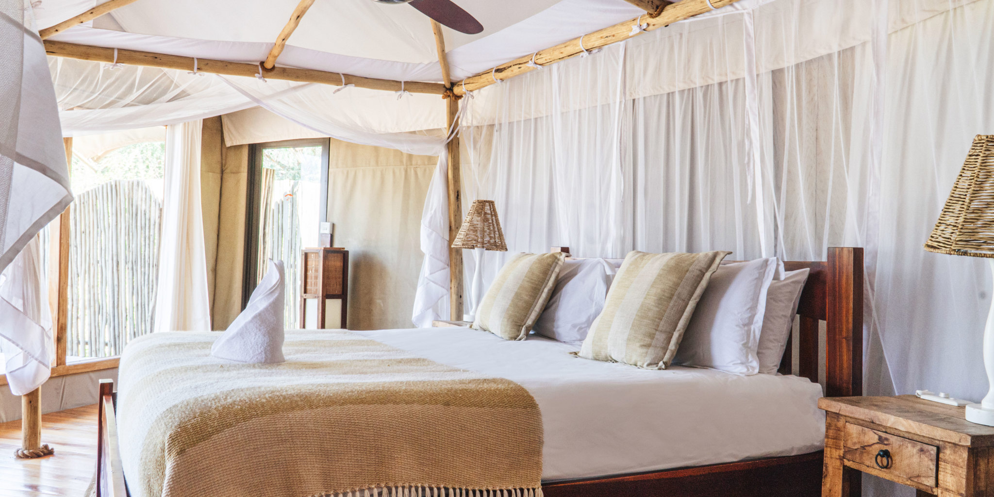 Bedroom, Anabezi, Zambia