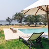 Elephants At Pool Anabezi Camp Lower Zambezi
