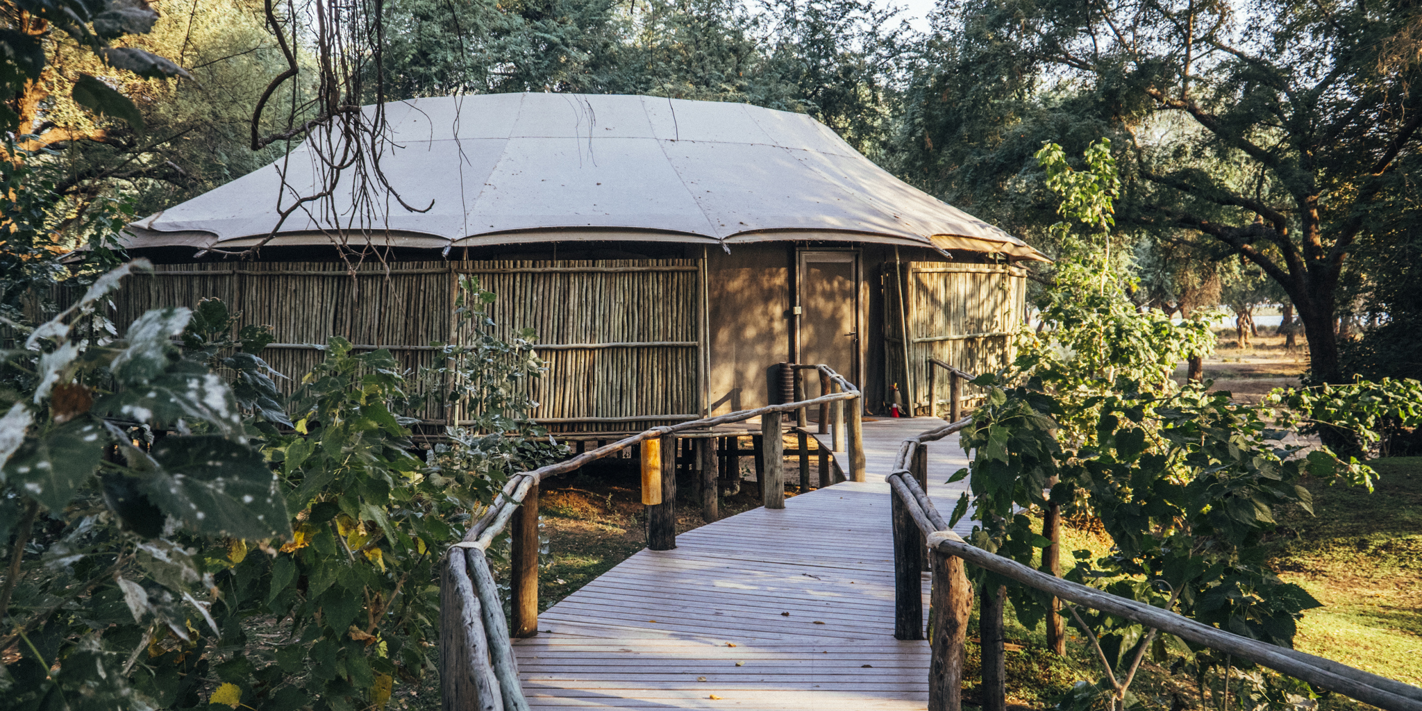 Guest Tent exterior, Anabezi, Zambia