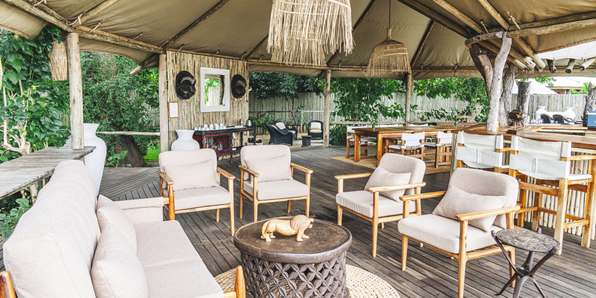 Mushika Deck interiors, Anabezi, Zambia